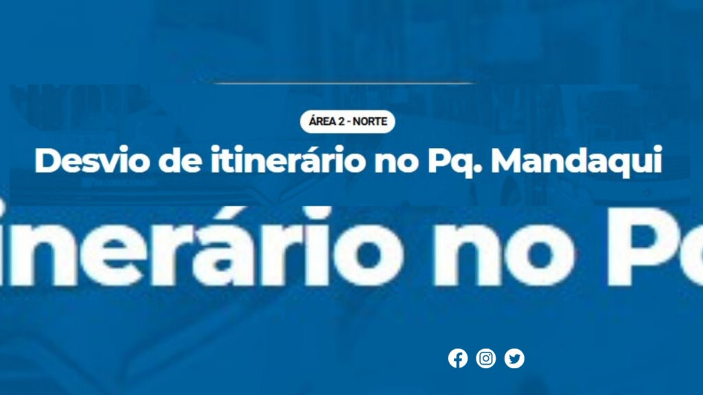 SPTrans (Zona Norte): desvio no Pq. Mandaqui neste domingo (19/10); veja linhas e trechos