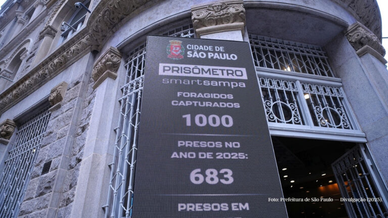Smart Sampa: 1.000 foragidos capturados em 6 meses; integração amplia sensação de segurança