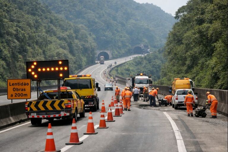 Ecovias executa obras de conservação em todo o Sistema Anchieta-Imigrantes