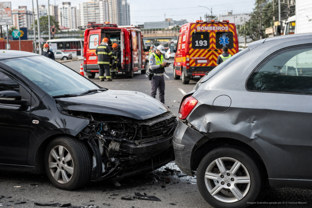 Motorista de Porsche invade contramão e provoca acidente com quatro feridos na Zona Leste de São Paulo