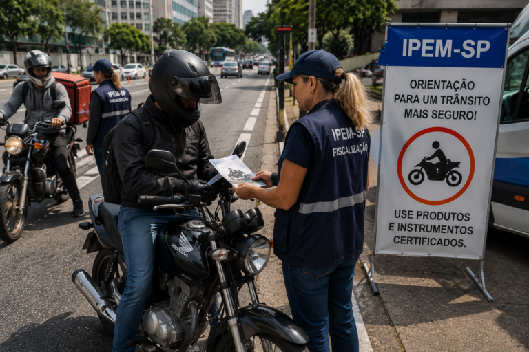 Ipem-SP reforça ações de conscientização no trânsito durante o Maio Amarelo