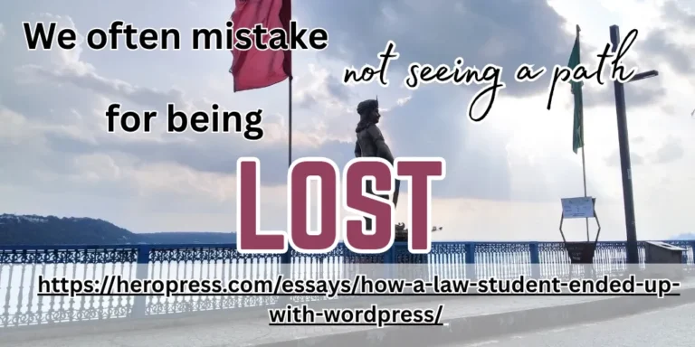 HeroPress: How a Law Student Ended up with WordPress