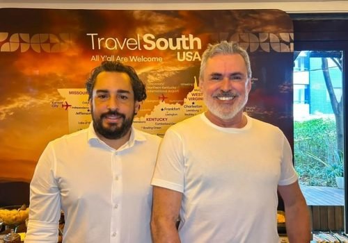 Kim Moura e Allan Colen, do Travel South USA
