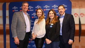 Eric Marshall, Juliana Pisani, Gabriella Cavalheiro e Marcos Barros, da Universal